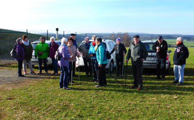 Westerwaldverein Bad Marienberg trotzt dem Wind. Foto: privat