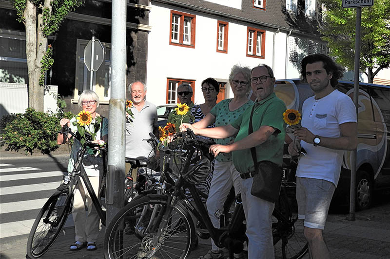 Neuausbau Engerser Strae als Fahrradstrae