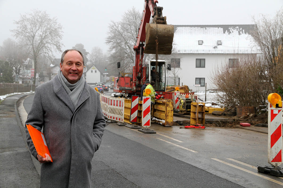 Kanalbaumaßnahme Rottbitzer Straße in Aegidienberg ist fast fertiggestellt