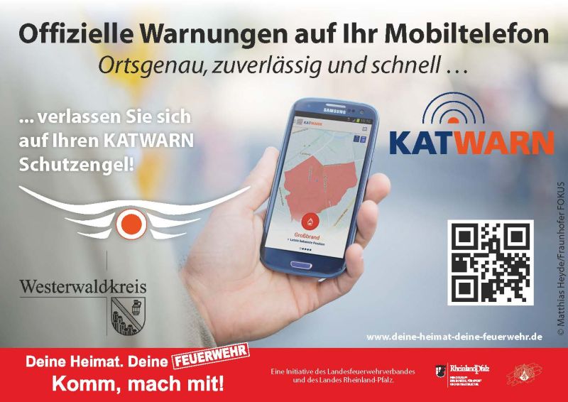 Landesweiter Probealarm mit Warn-App - KATWARN 