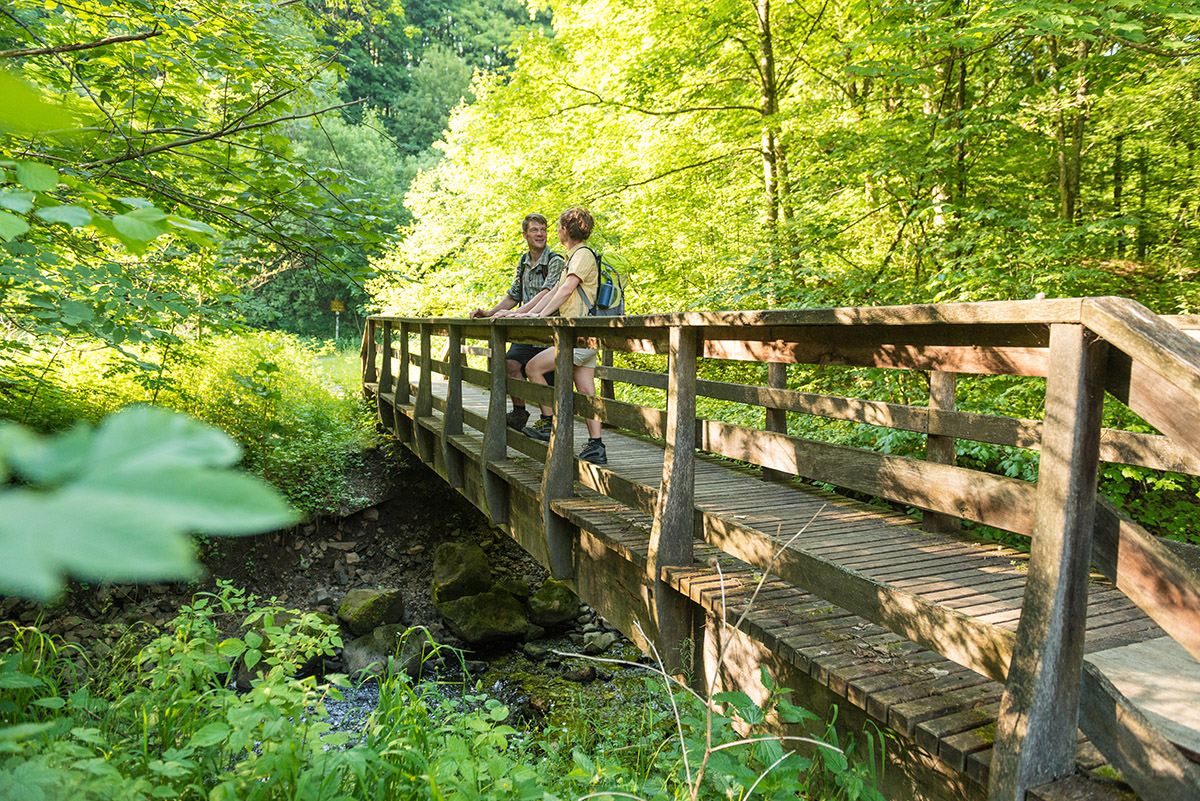 Naturparadies Bacher Lay mit dem Rad erwandern