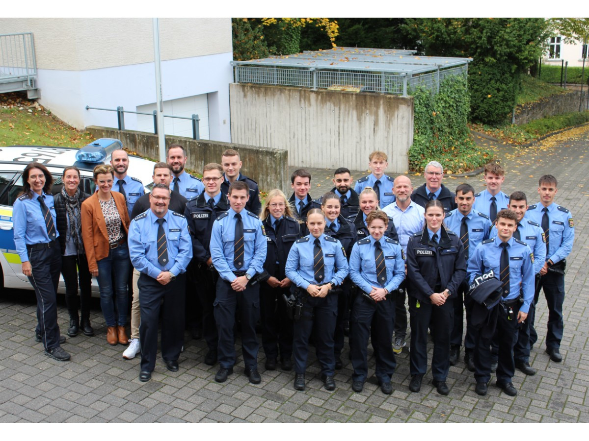 Verstrkung bei der Polizei Montabaur: 15 neue Beamte im Einsatz