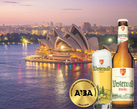 Australian International Beer Awards: Gold fr Westerwald-Bru 