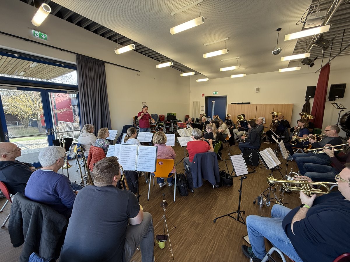 Von dem Probenwochenende nahmen alle Musiker viele positive Eindr�cke mit nach Hause. (Foto: Blasorchester Mehrbachtal)