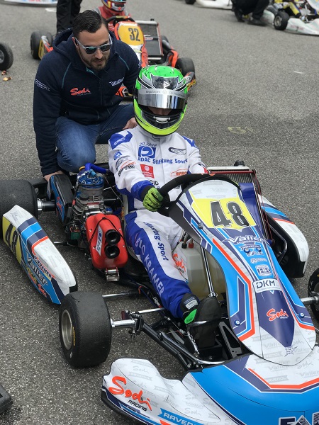 Bei der Deutschen Kart-Meisterschaft lief es fr Pablo Kramer nicht so gut. (Foto: Kramer)