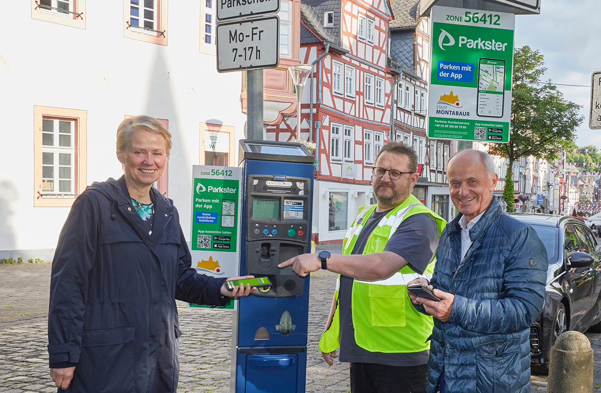 Neues Angebot in Montabaur: Parkschein mit dem Handy bezahlen