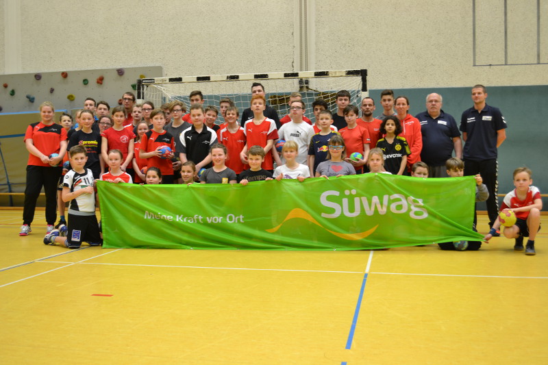 Alle Beteiligten hatten Spa beim Puderbacher Handball-Camp. Foto Privat