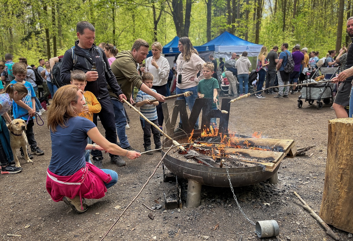Beim Pedel-Waldfest (Foto: HV Vallendar)