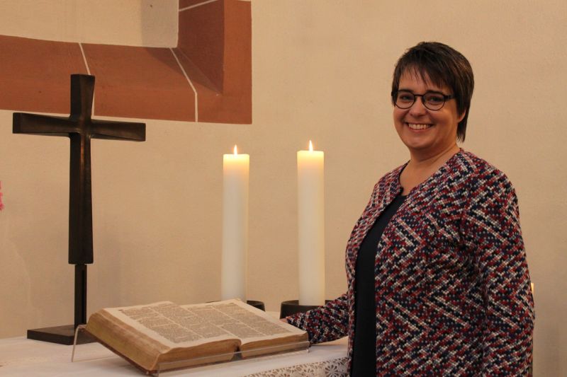 Hilke Perlt wird neue Pfarrerin in der Evangelischen Kirchengemeinde Willmenrod. Fotos: Sabine Hammann-Gonschorek