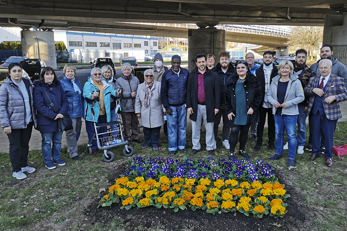 Solidaritt mit der Ukraine ist das Gebot der Stunde", sind sich die Ehrenamtlichen um Quartiermanagerin Alexandra Heinz einig. Foto: privat