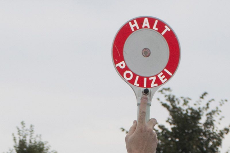 Ntigung im Straenverkehr durch Schlangenlinien