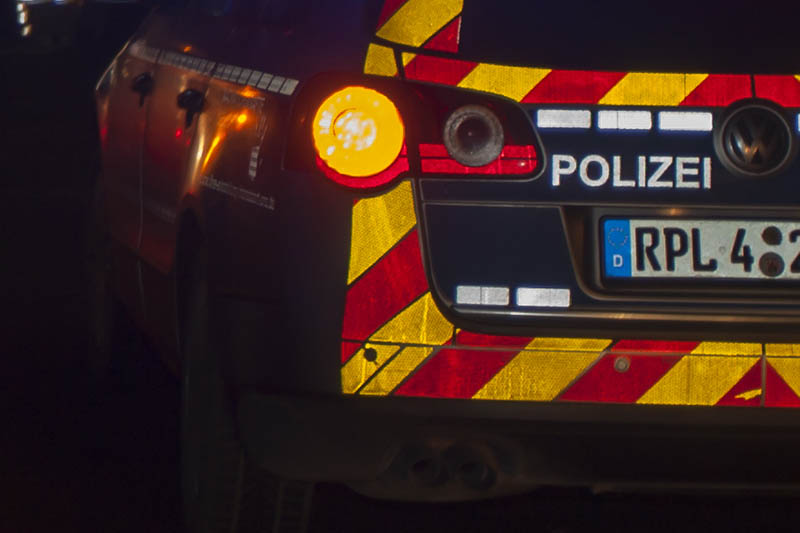 Winterbedingte Polizeiarbeit am Wochenende