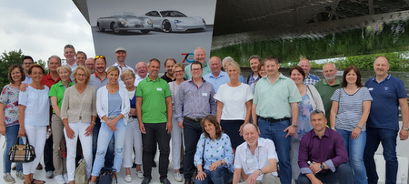 Museum und Produktion bei Porsche gehrten zu den Zielen der heimischen Mittelstndler. (Foto: BVMW) 