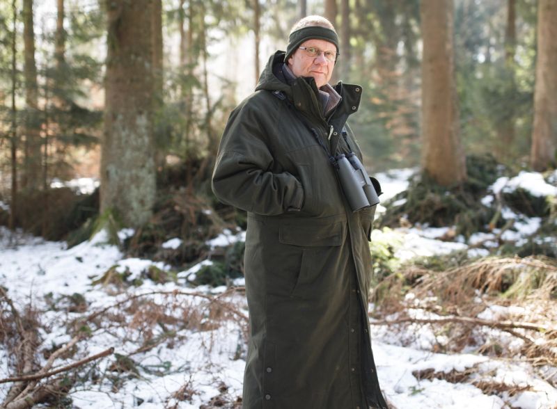 Michael Mller im Wald bei Hbingen. Foto: privat