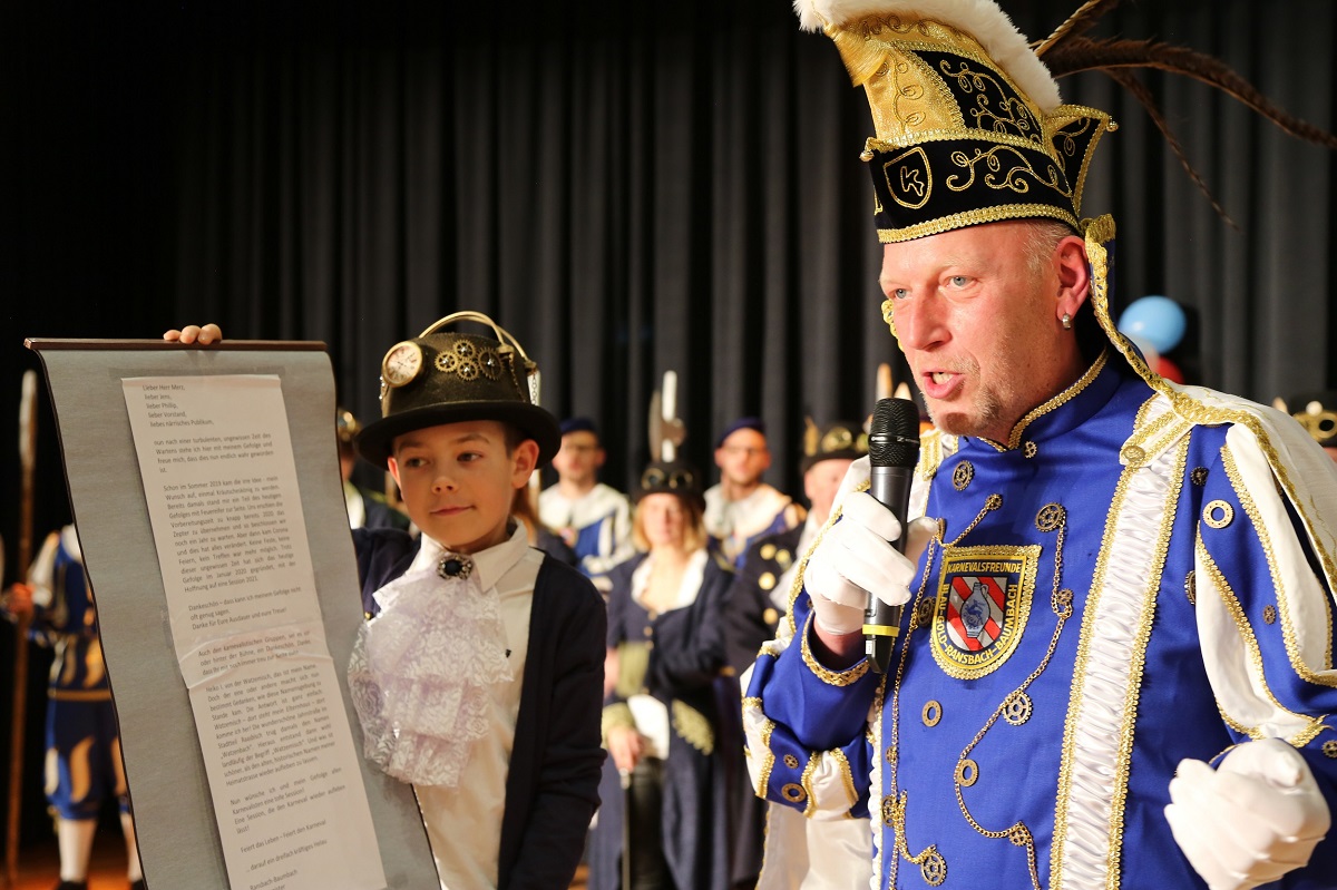 Erfolgreiche Proklamation der Karnevalsfreunde Blau-Gold Ransbach-Baumbach