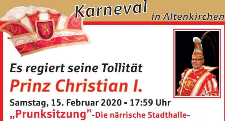Traditionelle Prunksitzung mit After-Sitzungs-Party in Altenkirchen