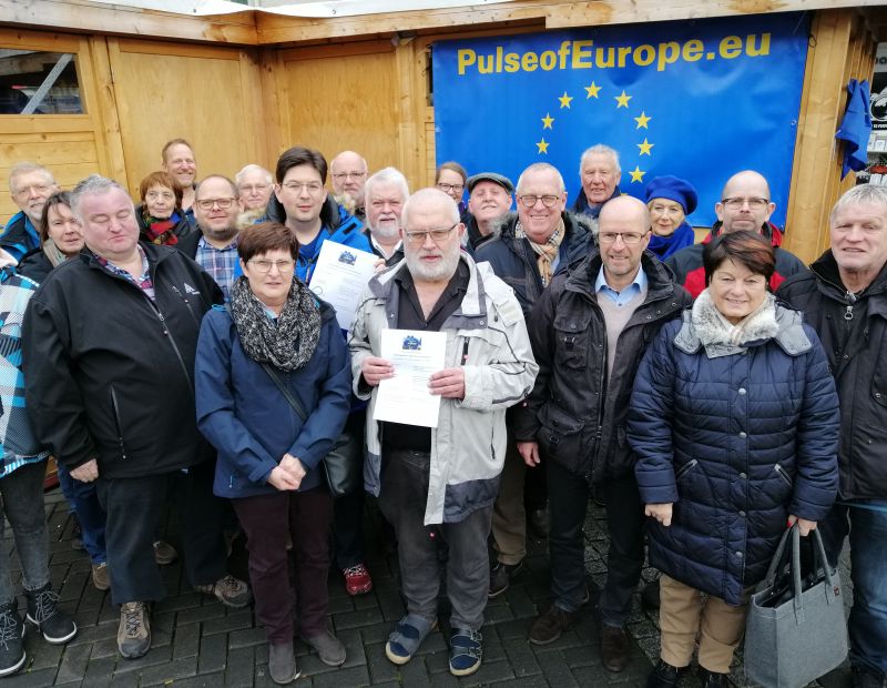 Letzte Demo Pulse of Europe. Foto: Veranstalter