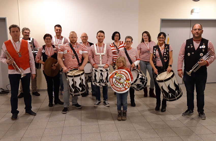 Die Freude am Karneval und an der Musik steht im Mittelpunkt bei der neuen Formation der KG Horhausen: Horser Querschlger. (Foto: Privat)