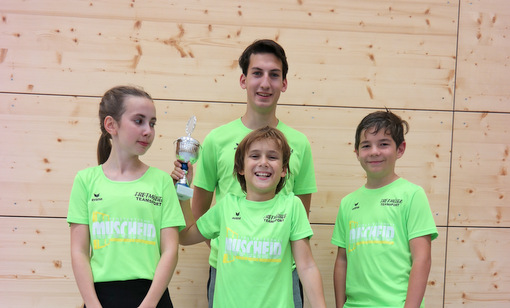 Der Gebhardshainer Badminton-Nachwchs war erfolgreich in Linz. (Foto: Verein) 