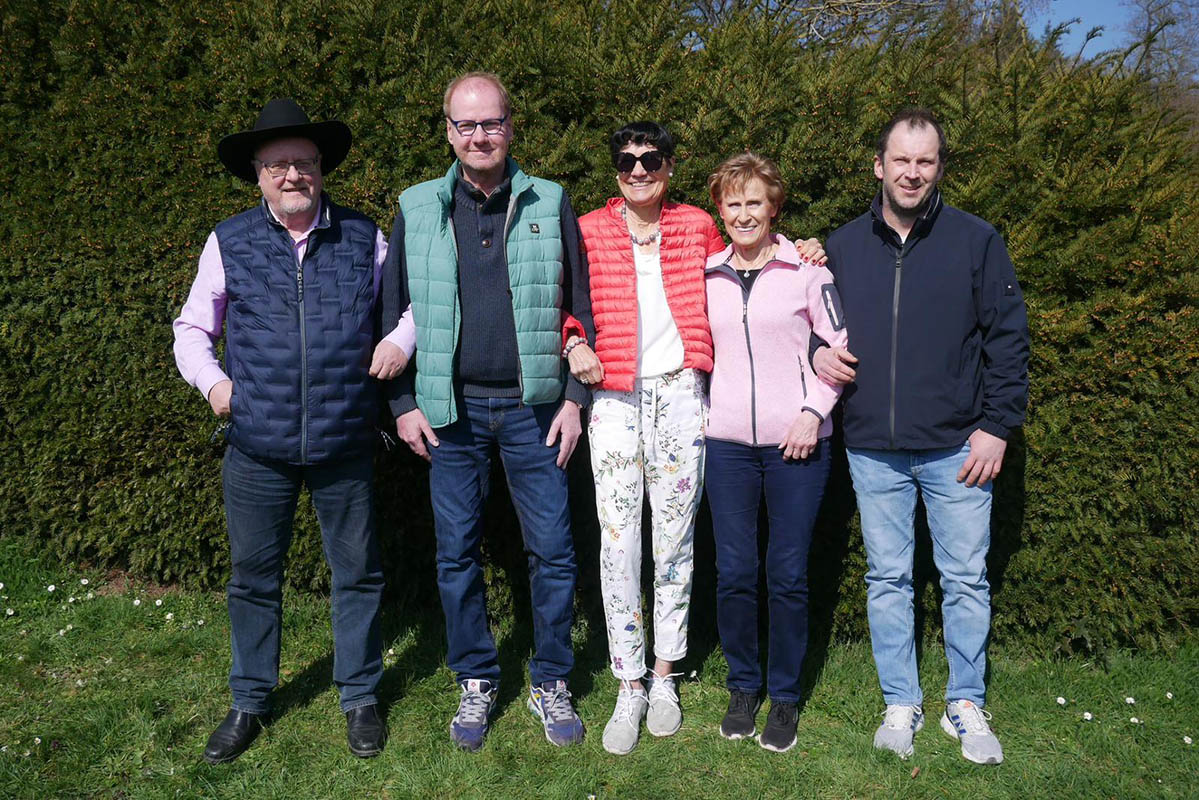 Der konstituierende Ehrenrat: (v.l.) Michael R�ttgermann, Norbert Menzenbach, Uschi Ewenz, Renate Becher, Thomas Rachul. Foto: RV Kurtscheid