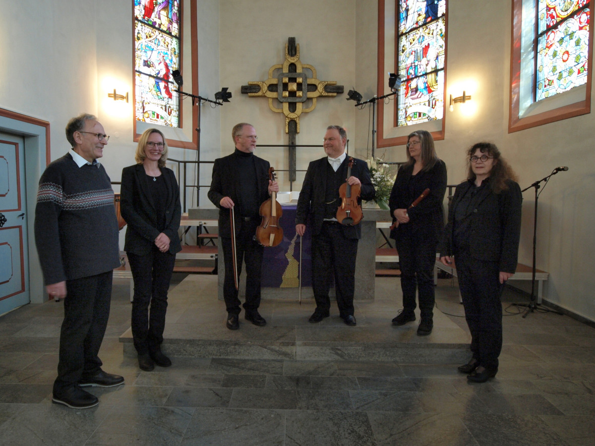 Die Capella Taboris spielte bewegende Musik zum Karfreitag. (Foto: Privat)