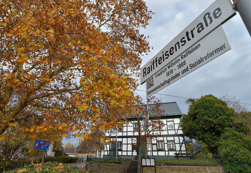 Am kommenden Sonntag ganztags offen: das Deutsche Raiffeisenmuseum in Hamm. (Foto: VG Hamm)