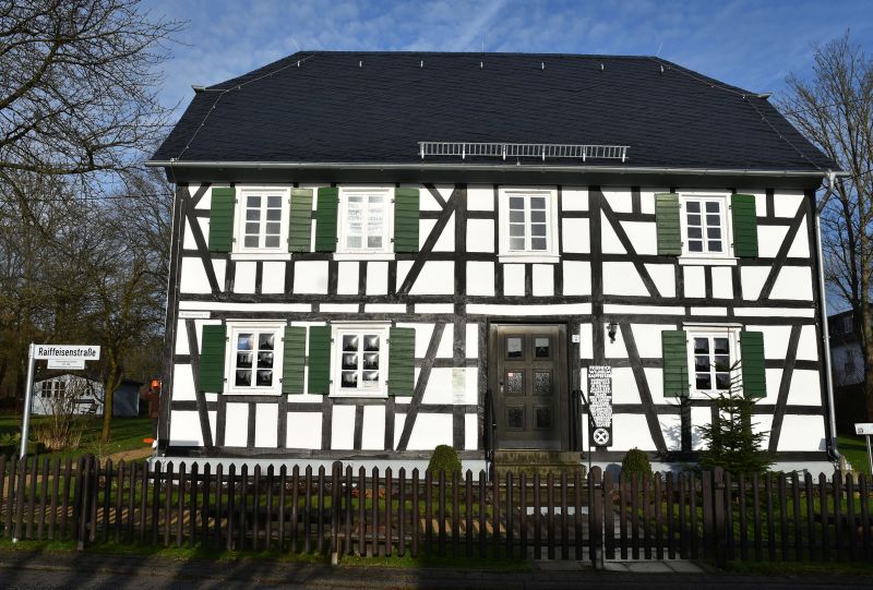 Raiffeisenhaus in Flammersfeld. Foto: Marlies Becker