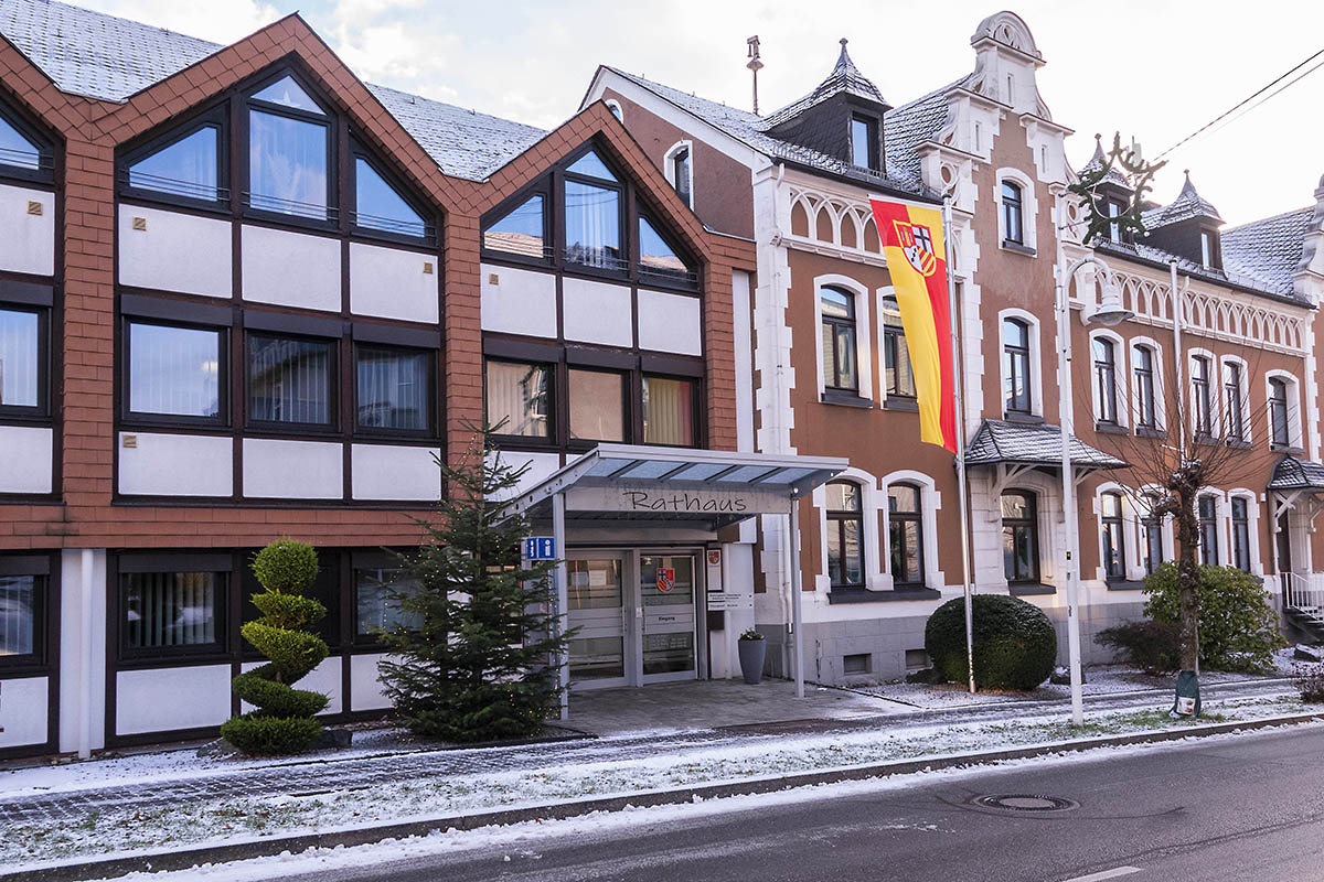 Rathaus in Rengsdorf. Foto: Wolfgang Tischler