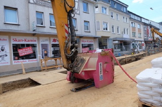 Wissener Rathausstrae: kologisches Bauen mit geologisch wertvollem Material