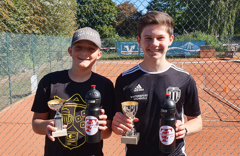 Noah Krase und Fabian Weienfels kmpften um den Titel des Jugend-Clubmeisters. Foto: Verein