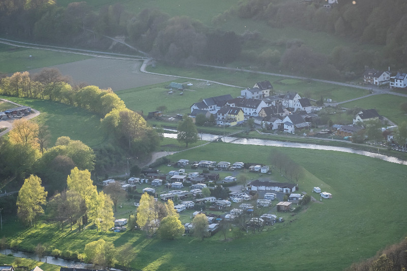 Auch Campingplatz Wiedschleife in Robach verbuchte mehr Besucher. Foto: Andreas Pacek
