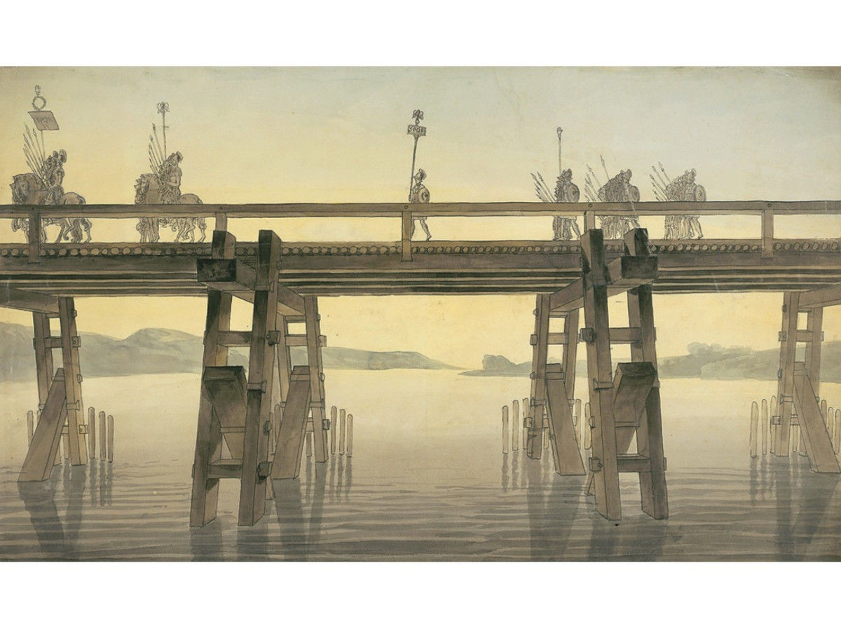 Zeichnung von John Soane aus dem Jahr 1814