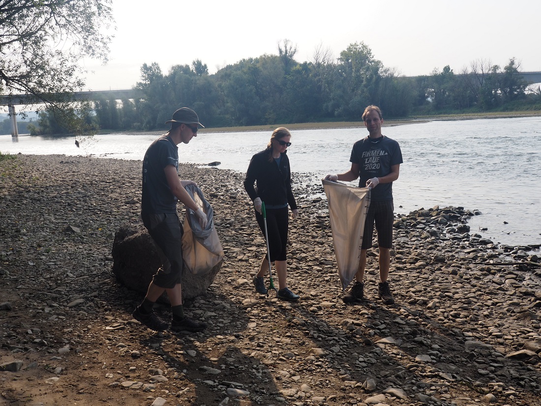 Auch dieses Jahr im September findet wieder die Aktion "RhineCleanUp" statt. (Foto: privat)