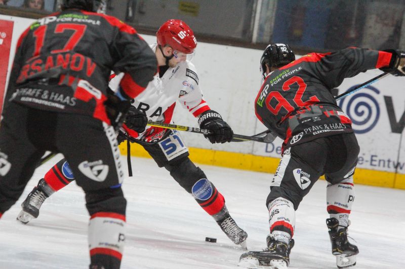 Konstantin Firsanov und Dominik Luft gegen Herford. Foto: fischkoppMedien