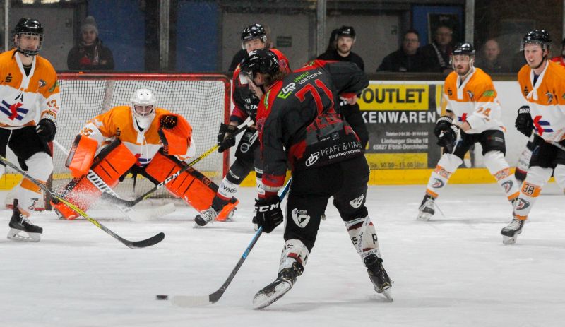 RJ Reed trifft zum 2:0. Foto: fischkoppMedien