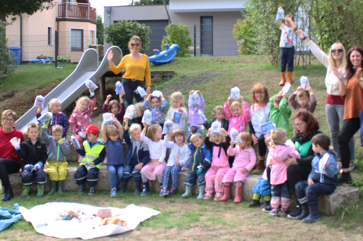 Die Kinder sammelten viel Unrat ein. (Fotos: Privat)