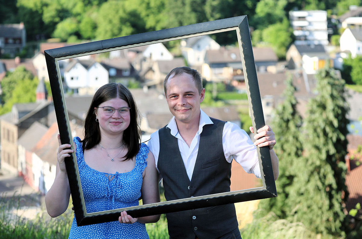 Maiknigspaar Julia-Marie Blum und Florian Gall Foto: Jrg Niebergall
