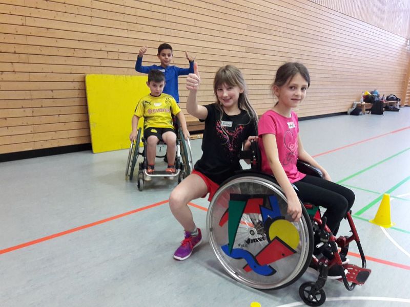 Die Kinder waren von der etwas anderen Sportstunde begeistert.  Fotos: Goethe-Grundschule in Höhr-Grenzhausen 