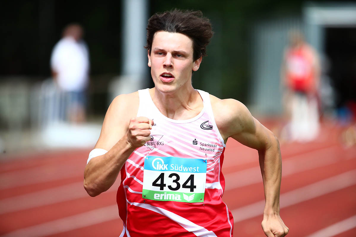 Lennart Roos stellte sich in Frankfurt ber 200 Meter. Foto: Verein