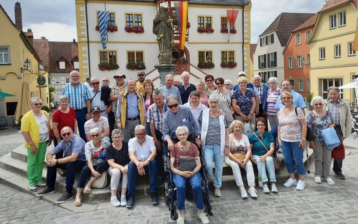 Robacher Schtzen besuchen Bamberg