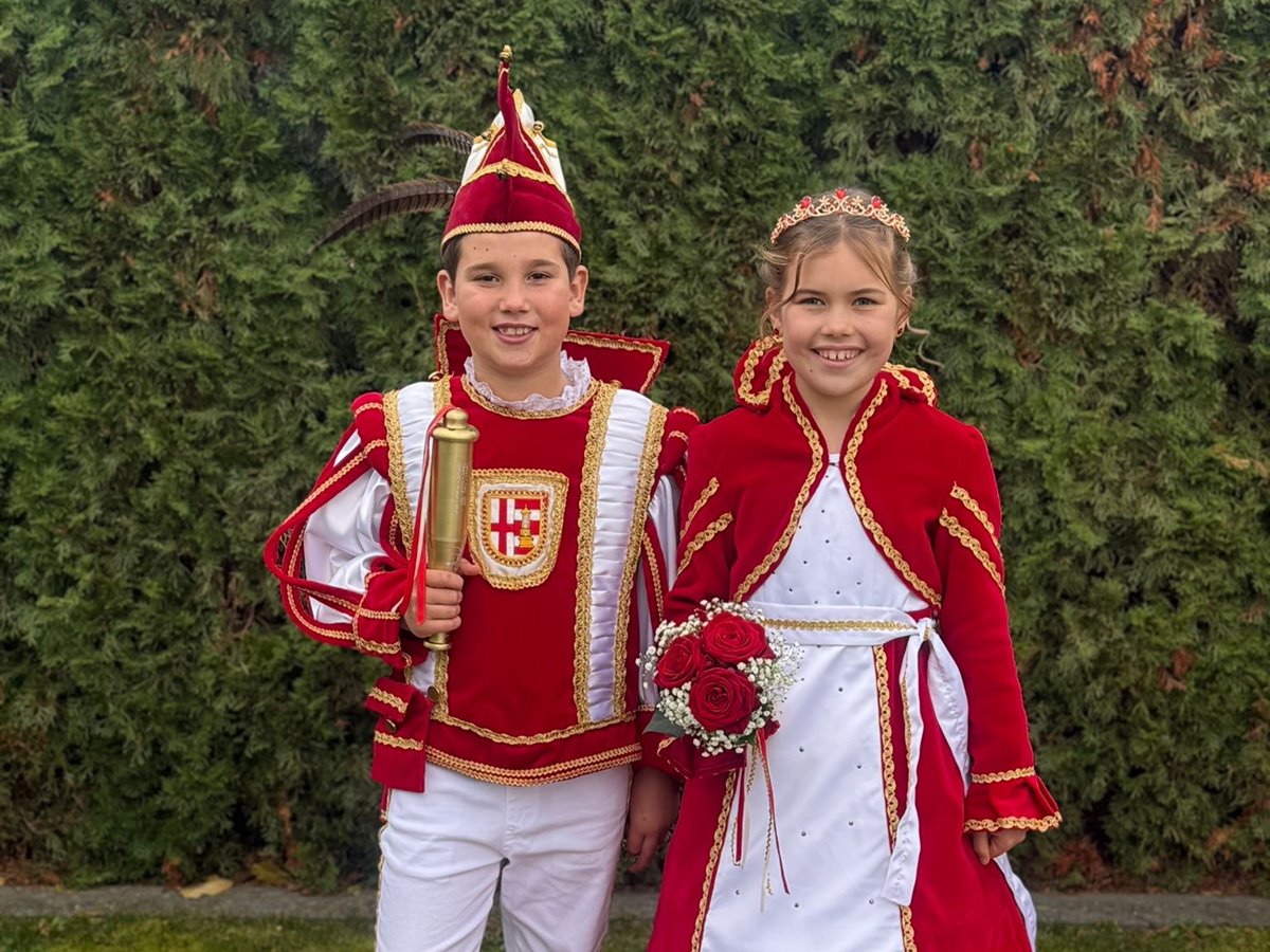 Besonders freuen sich die Senioren auf den Besuch des Kinderprinzenpaares der KG Horhausen, Carlo I. (Scholl) und Marie I. (Sch�fer). Die beiden Nachwuchstollit�ten wollen sich geb�hrend bei den Senioren vorstellen. (Foto: Thomas Sch�fer)