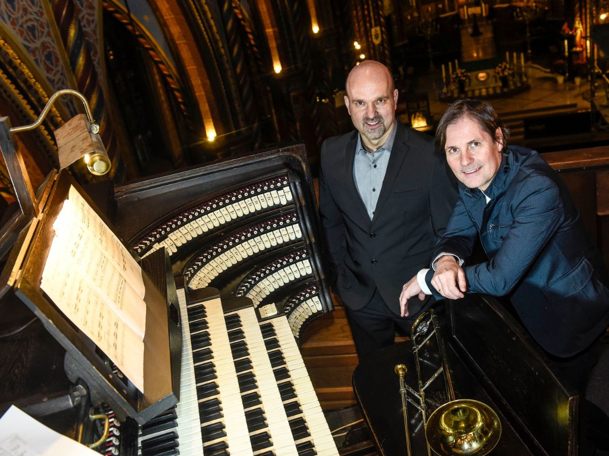 Orgelnacht Hansjrg Fink und Elmar Lehnen. (Foto: Wolfgang Tischler)