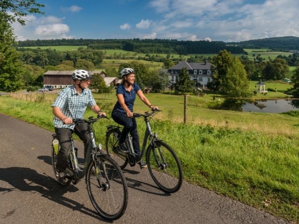 Radfahren im Westerwald. (Foto: Dominik Ketz)