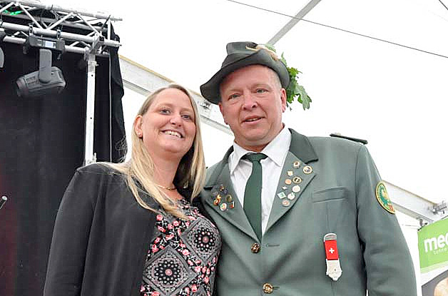 Das neue Altenkirchener Knigspaar: Jessica Ecker und Sven Sauer. (Foto: kk)