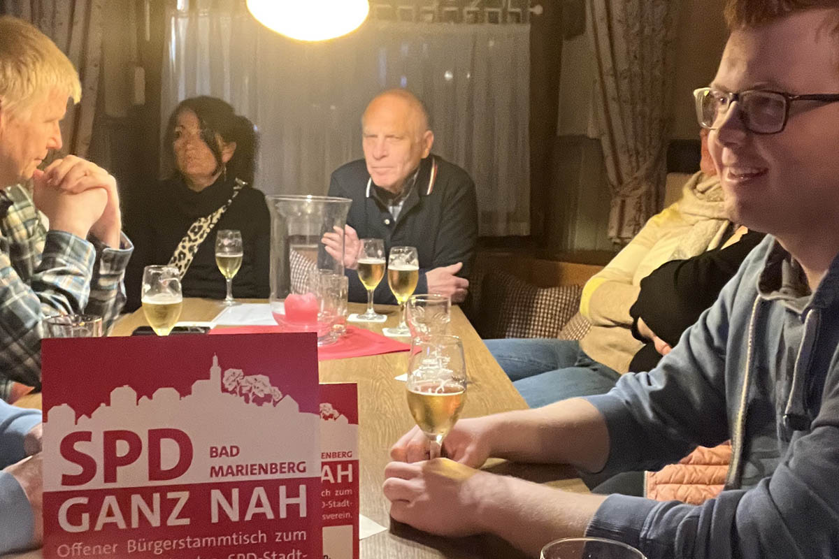 SPD Bad Marienberg startet erfolgreich mit "SPD Ganz Nah" 