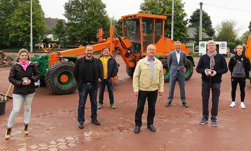 Sportplatz Heimbach-Weis: Sanierungsarbeiten haben begonnen 