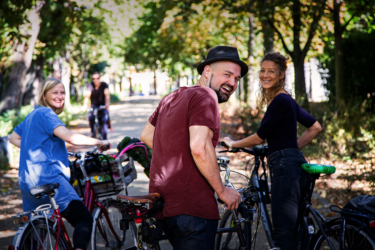 Radfahren macht Spa und verbindet. Copyright: Klima-Bndnis