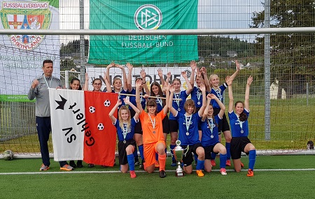 Die Juniorinnen der B-Jugend des SV haben sich den 7er-Rheinlandpokal geholt. (Foto: Alexandra Fischer)