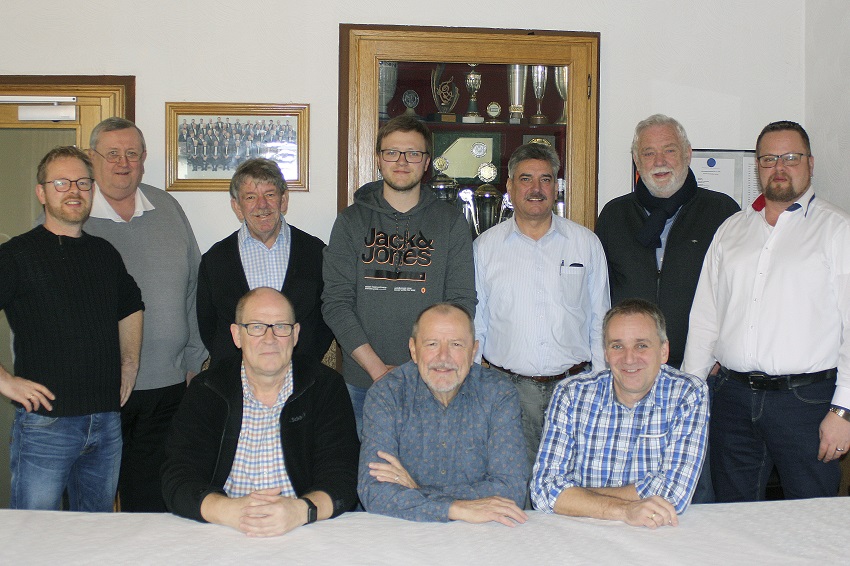 Wolfgang Kalkert, Michael Schmidt, Ingo Schramm, Christian Kalkert, Clemens Becher, Franz Kalkert, Felix Reuber, Michael Klzer, Rudi Gockel, Jrg Simon(Foto: MGV Sangeslust)