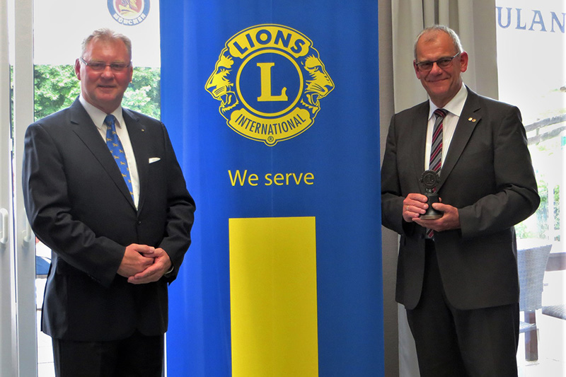 Lothar Rser ist neuer Prsident des Lions Clubs Rhein-Wied